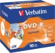 Verbatim Speichermedien DVD-R 4,7GB 16X 10er JC Printable