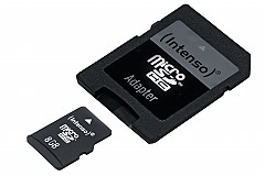 MicroSD Card 8GB inkl. SD Adapter