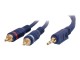 C2G Kabel / 1 m  3.5 m Stereo TO 2 RCA M ST